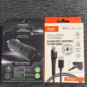 38W Car Charger - Black